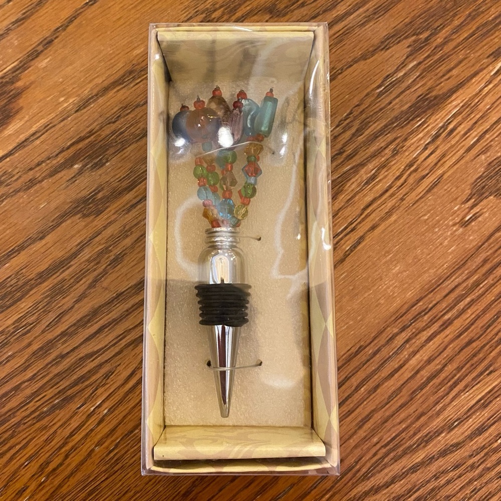 Glass Winestopper NWT